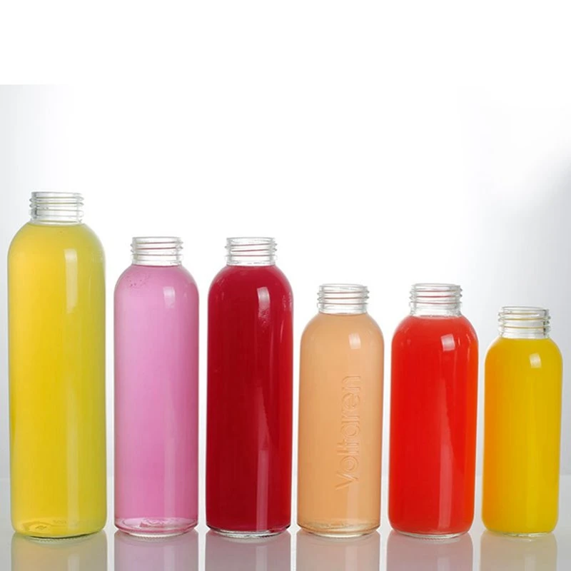 Bouteille en verre de lait
