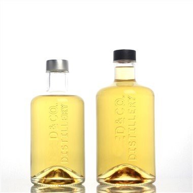 Bouteille en verre de vodka de 750 ml